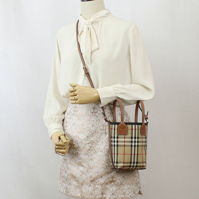 バーバリー トートバッグ レディース ブランド BURBERRY 8070461 VINTAGE CHCK-A.BEIGE バッグ BUR8070461011