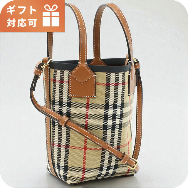 バーバリー トートバッグ レディース ブランド BURBERRY 8070461 VINTAGE CHCK-A.BEIGE バッグ BUR8070461011
