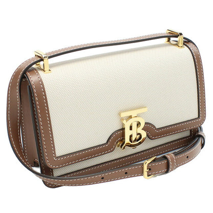 バーバリー 斜め掛け ショルダーバッグ レディース ブランド BURBERRY イタリア 8070574 NATURAL-MALT BROWN ホワイト系 バッグ BUR8070574011