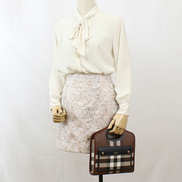 バーバリー トートバッグ レディース ブランド BURBERRY イタリア 8071386 DARK BIRCH BROWN ブラウン系 バッグ BUR8071386011