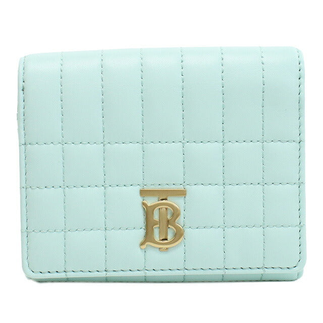 バーバリー 三折財布小銭入付き レディース ブランド BURBERRY イタリア 8072780 COOL MINT グリーン系 財布 BUR8072780011