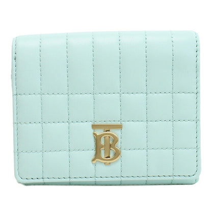 バーバリー 三折財布小銭入付き レディース ブランド BURBERRY イタリア 8072780 COOL MINT グリーン系 財布 BUR8072780011