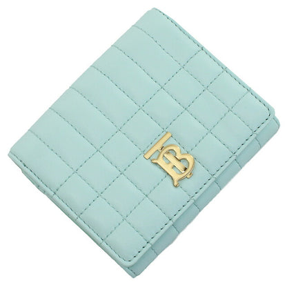 バーバリー 三折財布小銭入付き レディース ブランド BURBERRY イタリア 8072780 COOL MINT グリーン系 財布 BUR8072780011