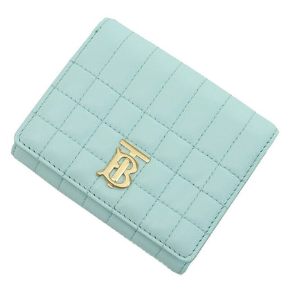 バーバリー 三折財布小銭入付き レディース ブランド BURBERRY イタリア 8072780 COOL MINT グリーン系 財布 BUR8072780011