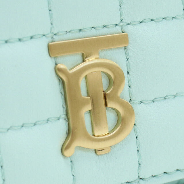 バーバリー 三折財布小銭入付き レディース ブランド BURBERRY イタリア 8072780 COOL MINT グリーン系 財布 BUR8072780011