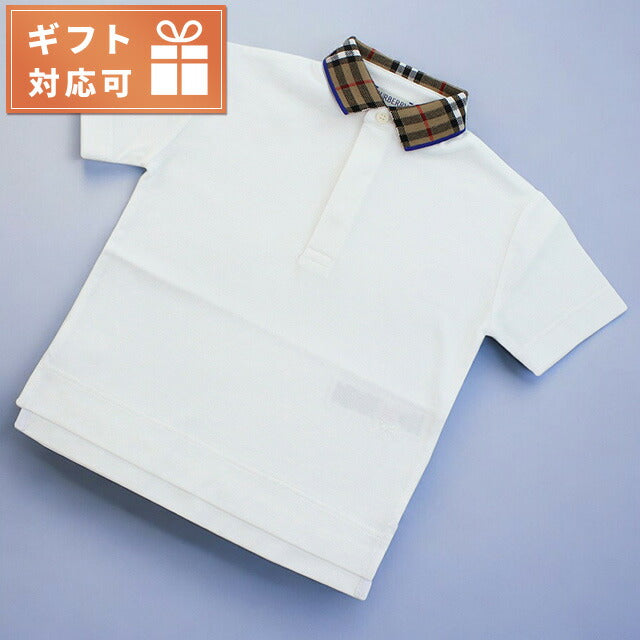 バーバリー ポロシャツ ベビー ブランド BURBERRY ベトナム 8073160 WHITE ホワイト系 ウェア 選べるモデル BUR8073160A