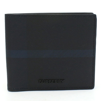 バーバリー 二折財布 メンズ ブランド BURBERRY モルドバ 8074692 NAVY ネイビー系 ブラック 財布 BUR8074692011