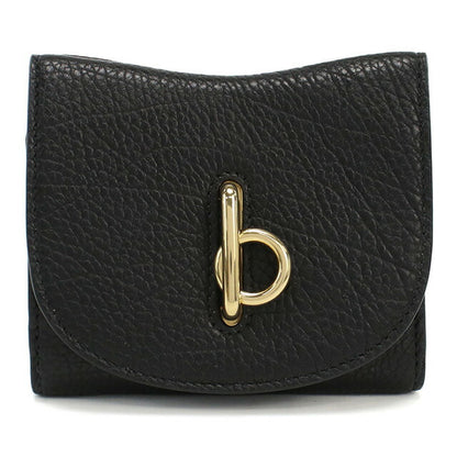 バーバリー 三折財布小銭入付き レディース ブランド BURBERRY 8081669 BLACK ブラック 財布 BUR8081669011