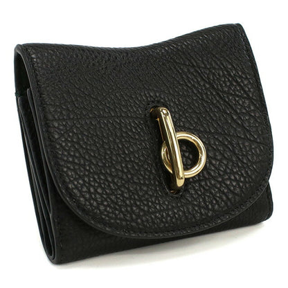 バーバリー 三折財布小銭入付き レディース ブランド BURBERRY 8081669 BLACK ブラック 財布 BUR8081669011