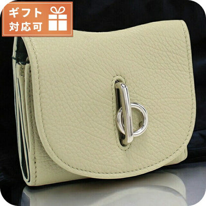 バーバリー 三折財布小銭入付き レディース ブランド BURBERRY レザー イタリア 8081670 HUNTER グリーン系 財布 BUR8081670011