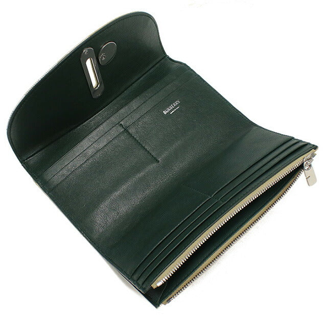 バーバリー 長財布三折小銭入付き レディース ブランド BURBERRY イタリア 8081786 FLAX ベージュ系 マルチカラー 財布 BUR8081786011