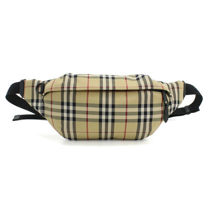 バーバリー ボディバッグ メンズ ブランド BURBERRY ナイロン ルーマニア 8084114 ベージュ系 マルチカラー バッグ BUR8084114011