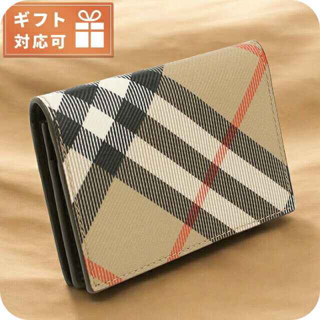 バーバリー 名刺入れ ユニセックス ブランド BURBERRY 8091911 SAND 小物 BUR8091911011