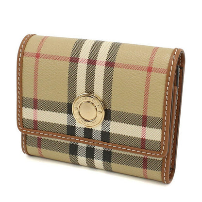 バーバリー 三折財布小銭入付き レディース ブランド BURBERRY 8094423 ARCHIVE BEIGE 財布 BUR8094423011