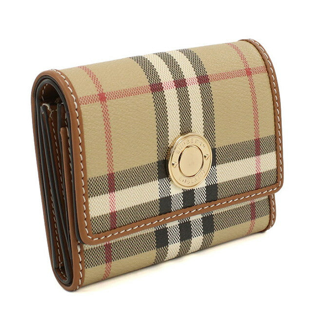 バーバリー 三折財布小銭入付き レディース ブランド BURBERRY 8094423 ARCHIVE BEIGE 財布 BUR8094423011