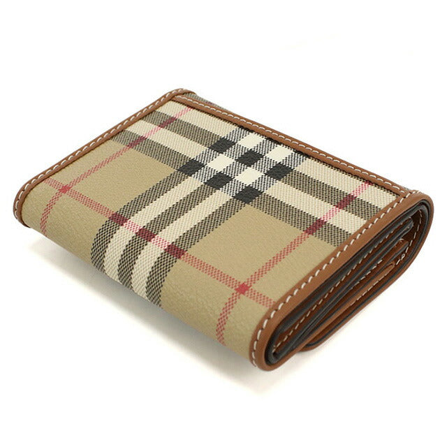 バーバリー 三折財布小銭入付き レディース ブランド BURBERRY 8094423 ARCHIVE BEIGE 財布 BUR8094423011