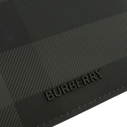 バーバリー 二折財布小銭入付き メンズ ブランド BURBERRY 8100529 CHARCOAL 財布 BUR8100529011
