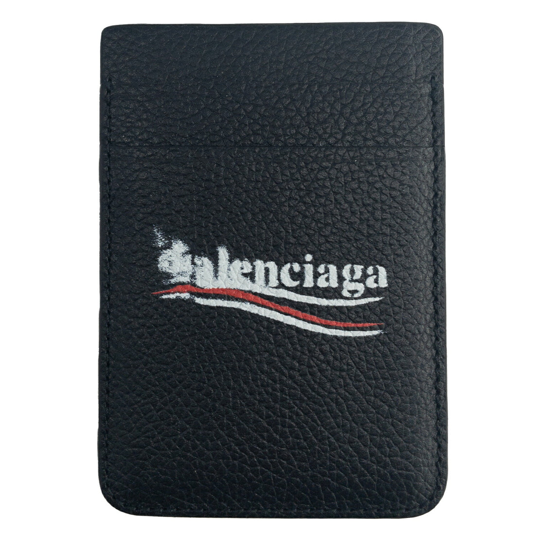 バレンシアガ BALENCIAGA 675835 2AA3B 1000 キャッシュ マグネット 磁気 カードホルダー ブラック メンズ ユニセックス CASH MAGNET CARD HOLDEDR BWBC00065M