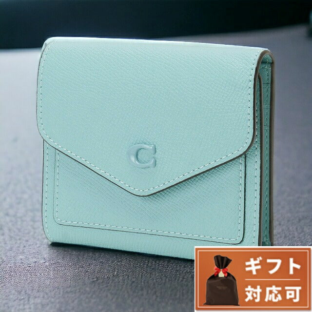 コーチ COACH CH808 LHVSE ウィン 三つ折り財布 スモールウォレット フェイデッドブルー レディース WYN SMALL WALLET BWCO01112L