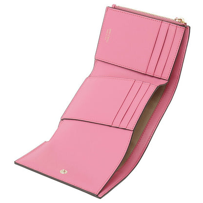 ジミーチュウ JIMMY CHOO MARINDA AYO BALLET PINK CANDY PINK LIGHT GOLD マリンダ 内外バイカラー 三つ折り財布 ミニ財布 BWJM00232L