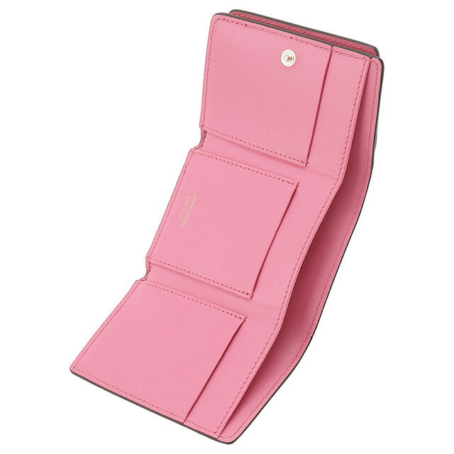 ジミーチュウ JIMMY CHOO NEMO AYO BALLET PINK CANDY PINK LIGHT GOLD ネモ 内外バイカラー 三つ折り財布 ミニ財布 BWJM00235L