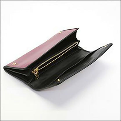 ミュウミュウ ナッパ ヴェレ パンチング 二つ折り長財布 5M1109 NAPPA VELE AZALEA レディース BWMI00022L
