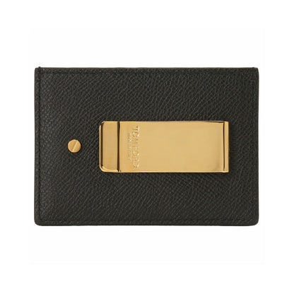 トムフォード TOM FORD YM341 LCL081G 1N001 マネークリップ付 カードケース ブラック メンズ MONEY CLIP CARDHOLDER 記念品 プレゼント ギフト BWTD00031M