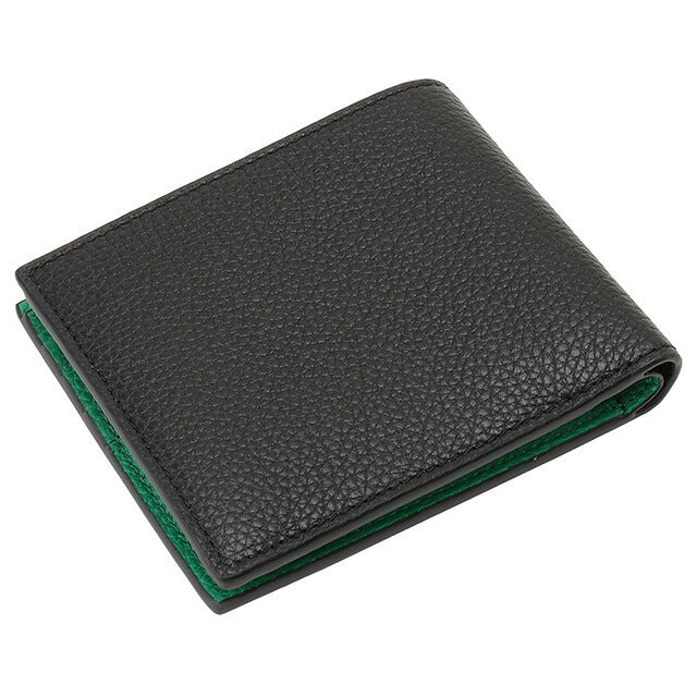 トムフォード TOM FORD Y0278 LCL326G 3NE02 内外バイカラー 小銭入れ付二つ折り財布 ブラック/ミントグリーン メンズ ウォレット BWTD00038M