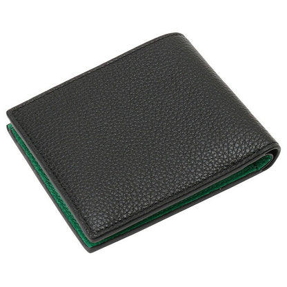 トムフォード TOM FORD Y0278 LCL326G 3NE02 内外バイカラー 小銭入れ付二つ折り財布 ブラック/ミントグリーン メンズ ウォレット BWTD00038M