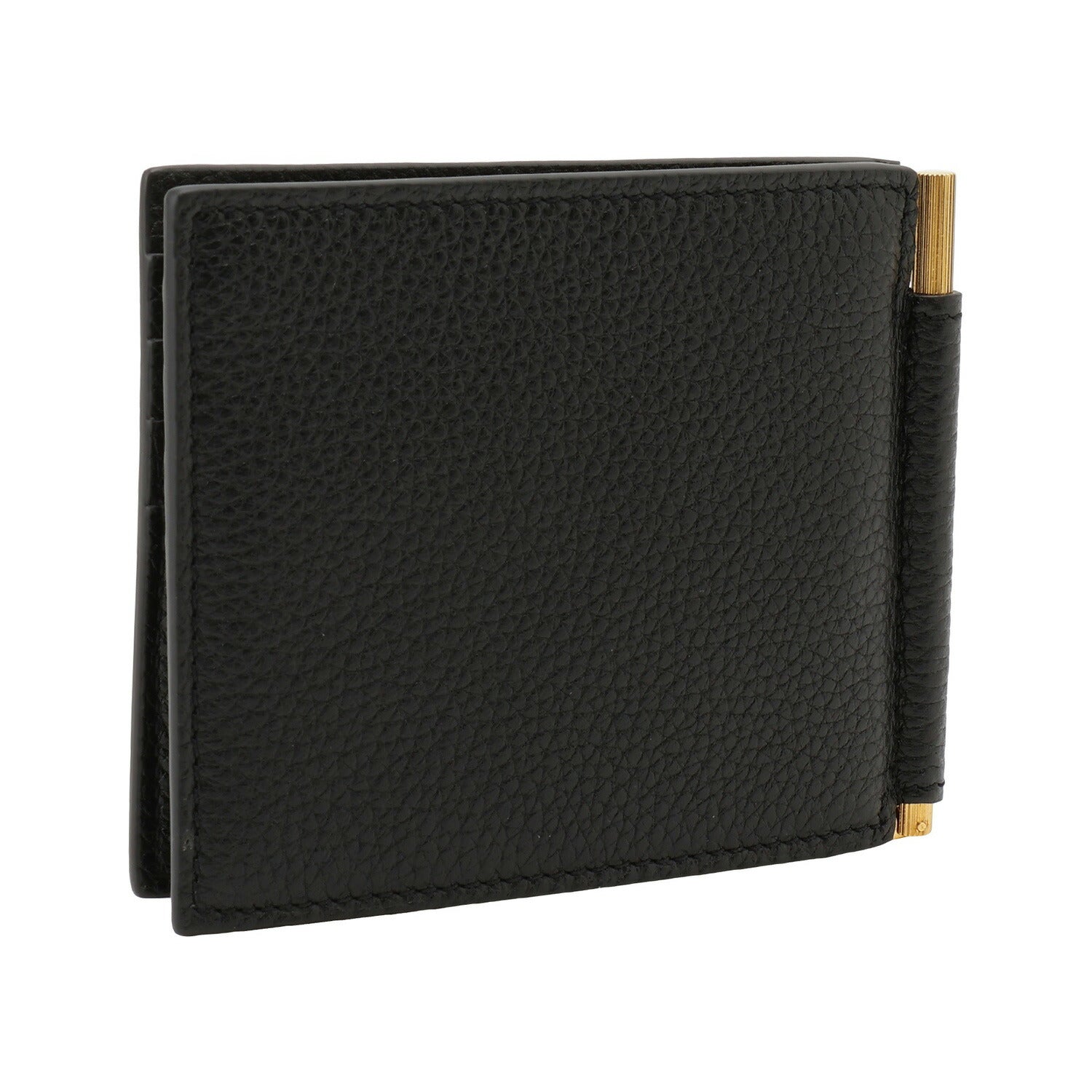 トムフォード TOM FORD YT231 LCL158G 1N001 マネークリップ付 二つ折り財布（小銭入れ無し）ブラック メンズ ウォレット BWTD00041M