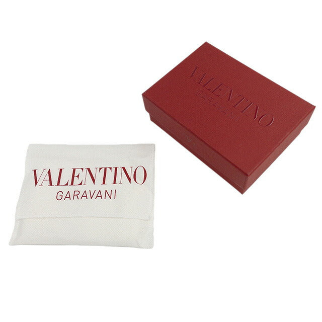 ヴァレンティノ VALENTINO 5W2P0R39 SNP I16 Vロゴ シグネチャー スモール ウォレット 二つ折り財布 ミニ財布 ライトアイボリー レディース BWVA00055L