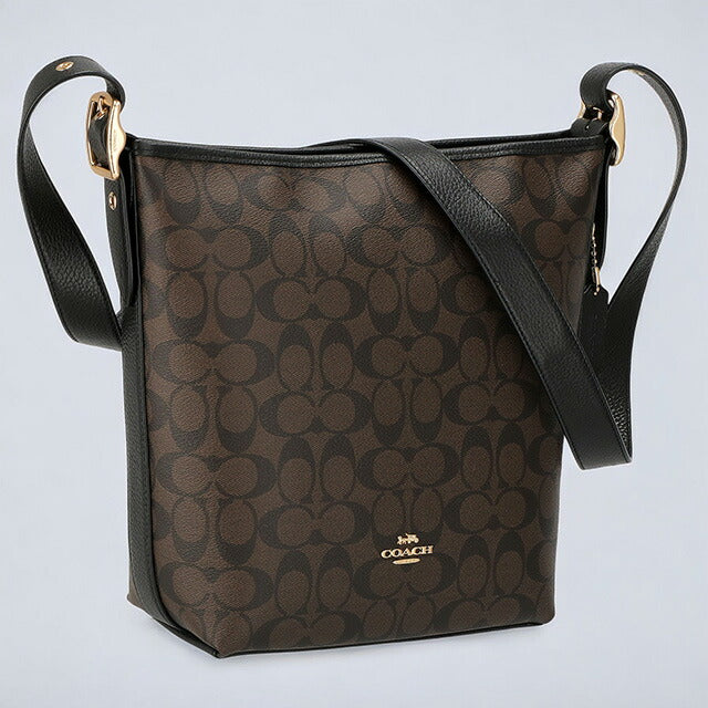 コーチ ショルダーバッグ レディース ブランド COACH シグネチャー C2819 IMAA8 1 ブラウン/ブラック C2819-IMAA8-1