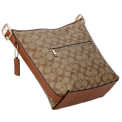 コーチ ショルダーバッグ レディース ブランド COACH シグネチャー C2819 IMS5U 1 ベージュ/ブラウン C2819-IMS5U-1