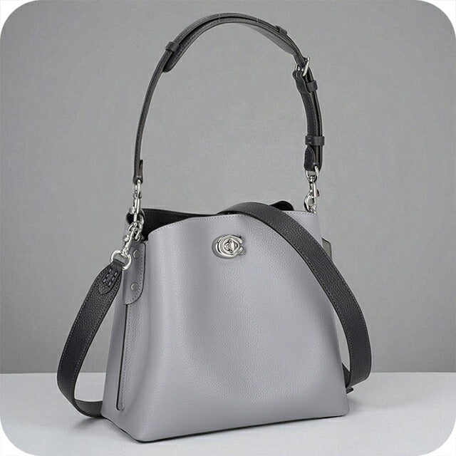 コーチ ハンドバッグ レディース ブランド COACH レザー C3766 LHW9A グレー C3766-LHW9A
