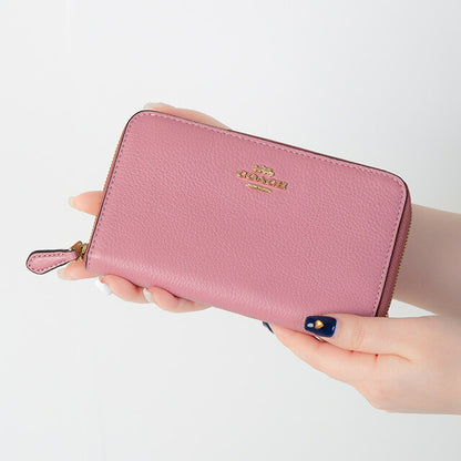 コーチ 二つ折り財布 レディース ブランド COACH レザー C4124 IMOUS 1 ピンク C4124-IMOUS-1