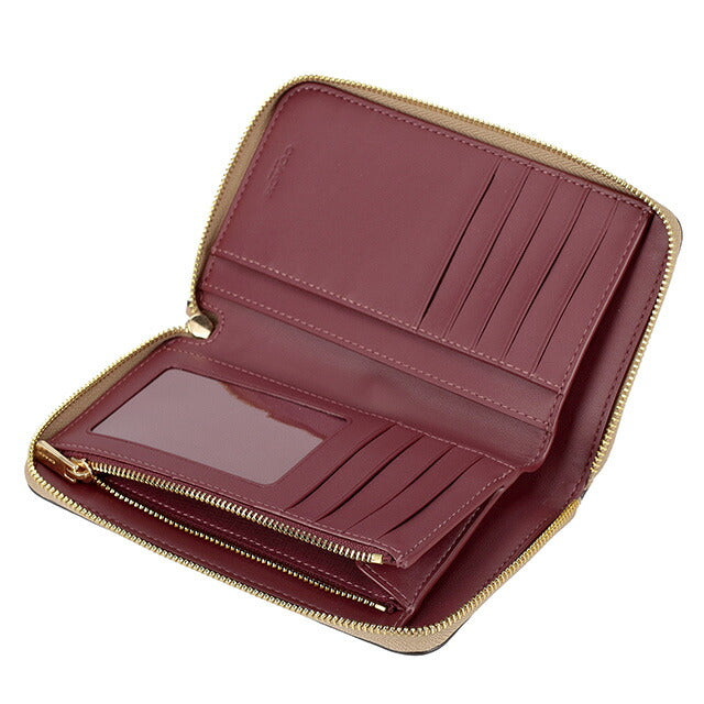 COACH 長財布 トープベージュ レディース C4124 IMTAU コーチ 長財布 財布 レディース シグネチャー ライトカーキ