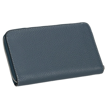 コーチ 二つ折り財布 レディース ブランド COACH レザー C4124 SV DE 1 ブルー C4124-SV-DE-1