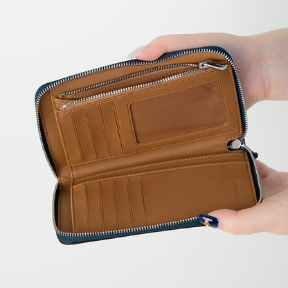 コーチ 二つ折り財布 レディース ブランド COACH レザー C4124 SV DE 1 ブルー C4124-SV-DE-1