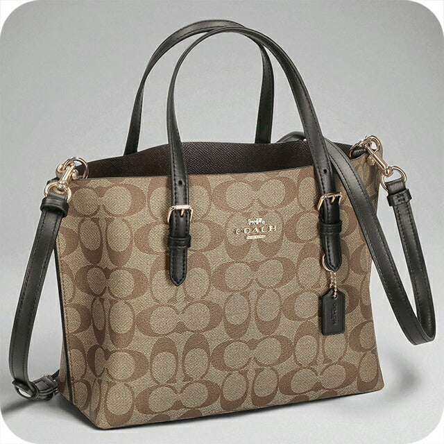 コーチ ハンドバッグ レディース ブランド COACH C4250 IMCBI ブラウン/ブラック 軽量 小さめ 手提げ 高級 おしゃれ プレゼント 女性 実用的 かわいい