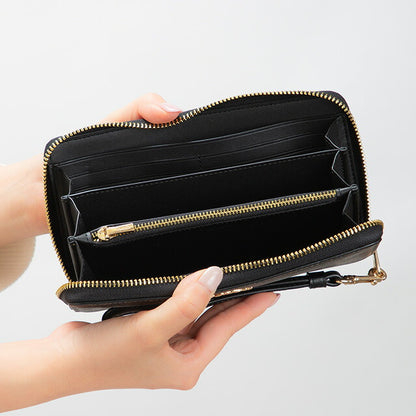 コーチ 長財布 レディース ブランド COACH C4452 ダークブラウン C4452-IMAA8-1