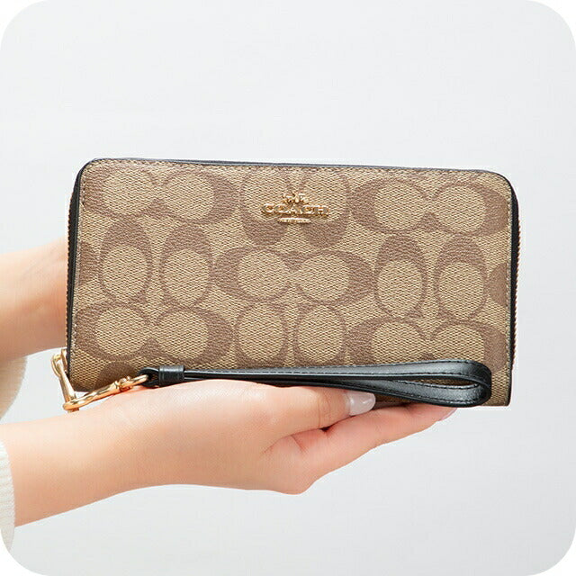 コーチ 長財布 レディース ブランド COACH C4452 ブラウン C4452-IMCBI-1