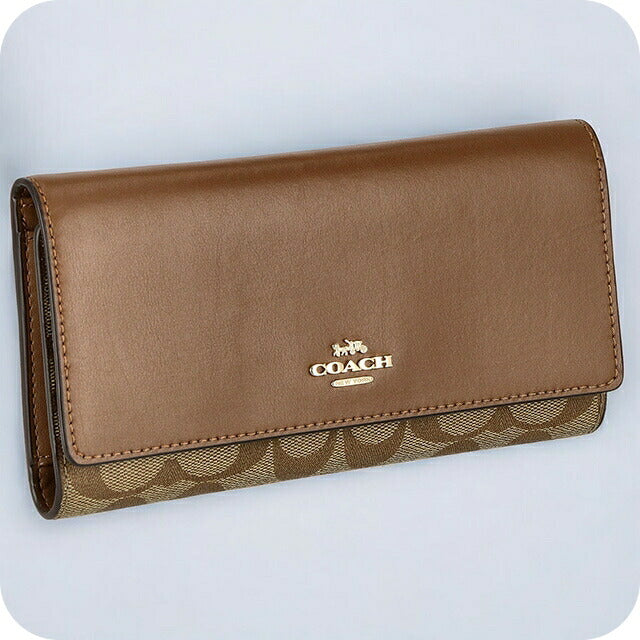 COACH 長財布 サドルブラウン レディース C5966 IME74 コーチ 長財布 レディース ブランド COACH C5966 IME74 1
