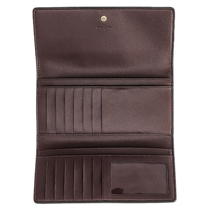 コーチ 長財布 レディース ブランド COACH C5966 IMW7C 1 グリーン/ブラウン C5966-IMW7C-1