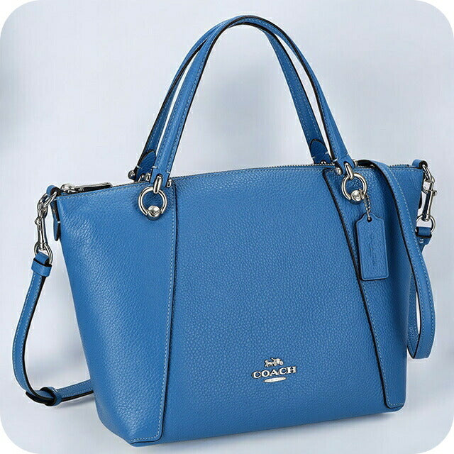 コーチ ハンドバッグ レディース ブランド COACH レザー C6229 SVSUQ 1 ブルー C6229-SVSUQ-1