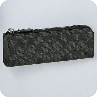コーチ ペンケース メンズ レディース ブランド COACH C6986 QBO4G 1 ブラック系 C6986-QBO4G-1