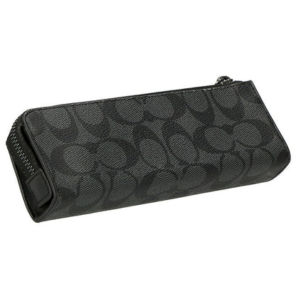 コーチ ペンケース メンズ レディース ブランド COACH C6986 QBO4G 1 ブラック系 C6986-QBO4G-1