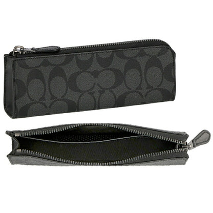 コーチ ペンケース メンズ レディース ブランド COACH C6986 QBO4G 1 ブラック系 C6986-QBO4G-1
