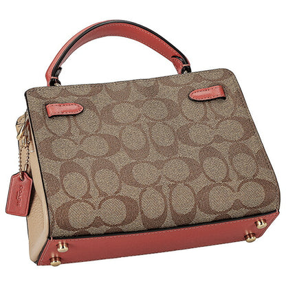 コーチ ハンドバッグ レディース ブランド COACH シグネチャー C8318 IMLOT 1 カーキ ホワイト マルチ C8318-IMLOT-1