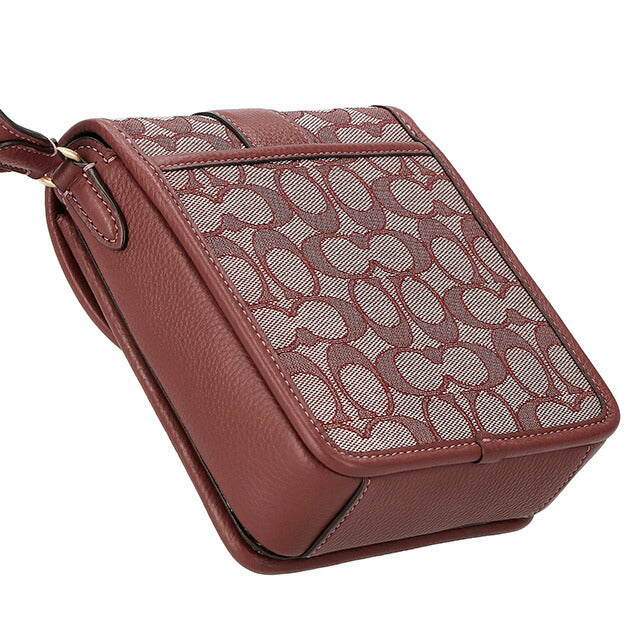コーチ ショルダーバッグ メンズ レディース ブランド COACH シグネチャー C8321 IMMZI 1 ボルドー系 C8321-IMMZI-1