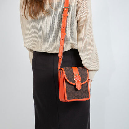 コーチ ショルダーバッグ メンズ レディース ブランド COACH シグネチャー C8321 IMUQ2 1 ブラウン/オレンジ系 C8321-IMUQ2-1
